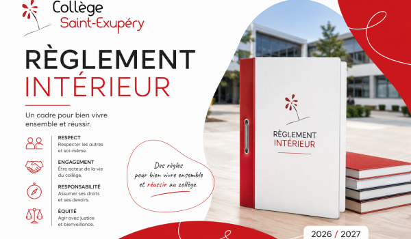Règlement intérieur 2026